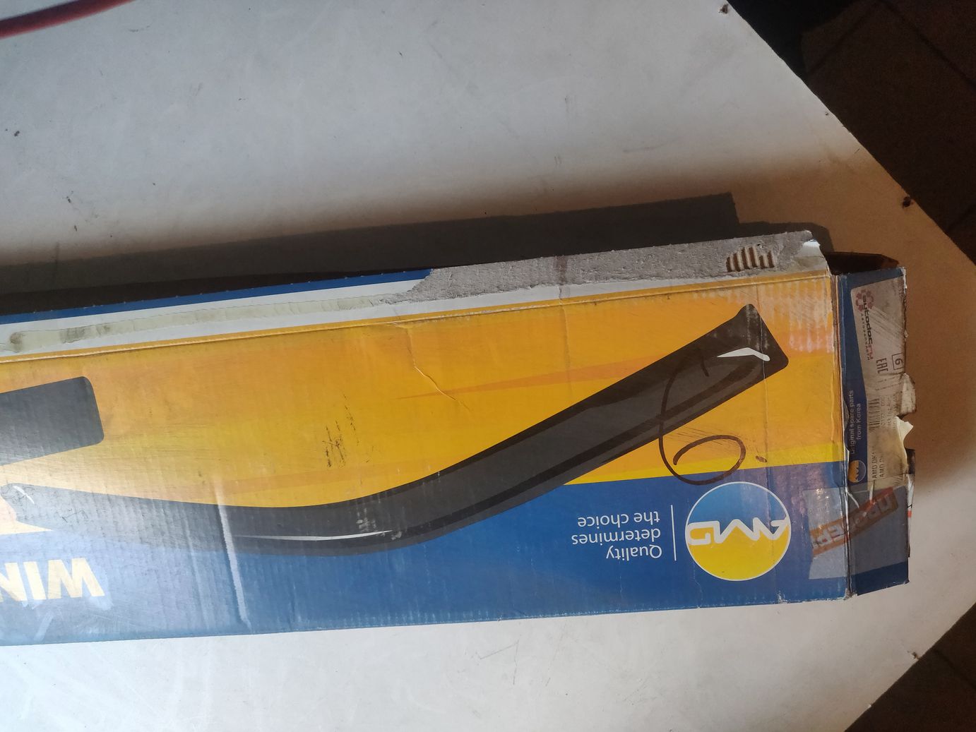 Дефлекторы окон Amd (комплект) на Chevrolet Lanos седан