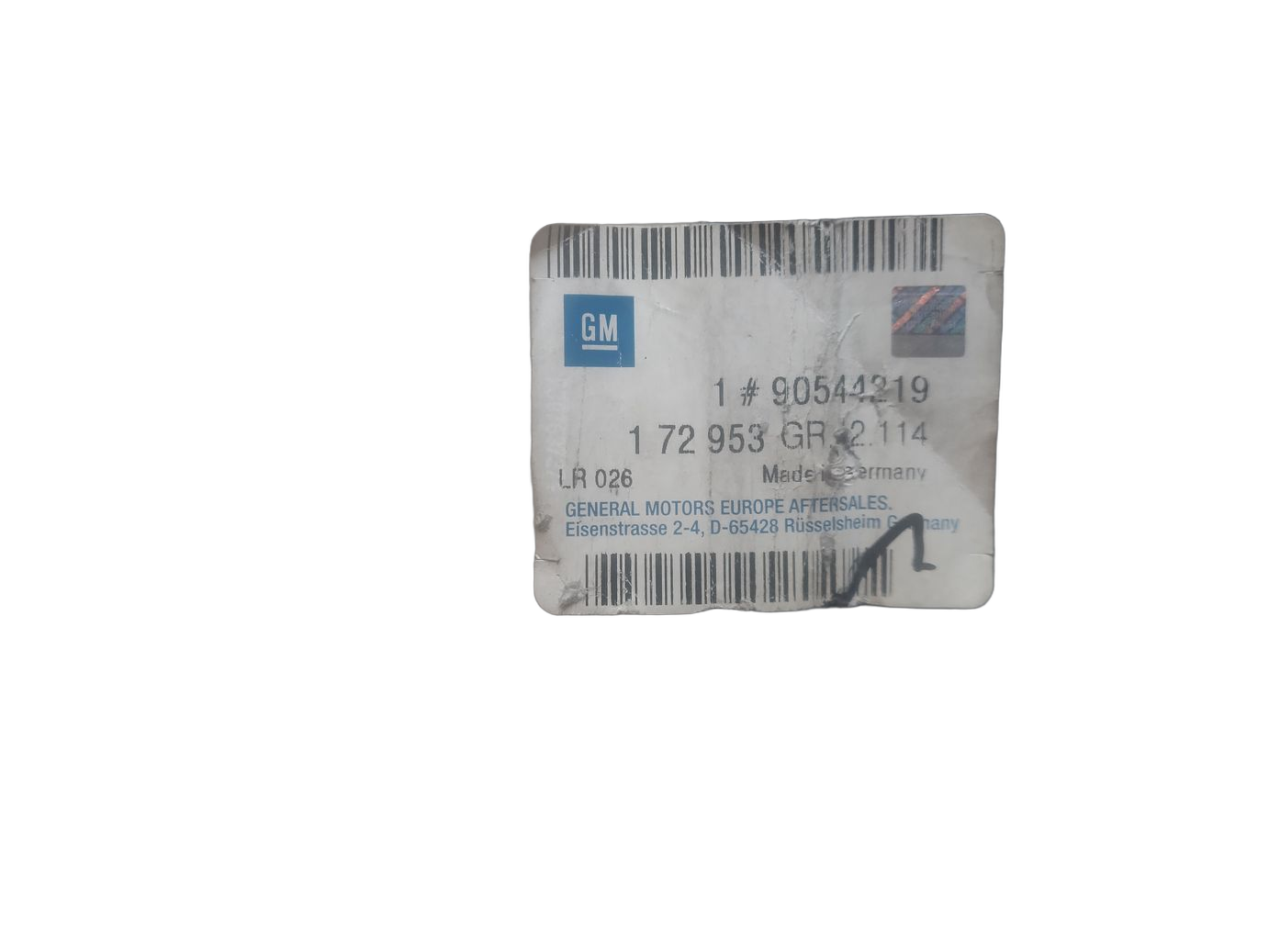 Накладка декоративная (молдинг) задн.лев.двери GM на Opel Astra G, Zafira A