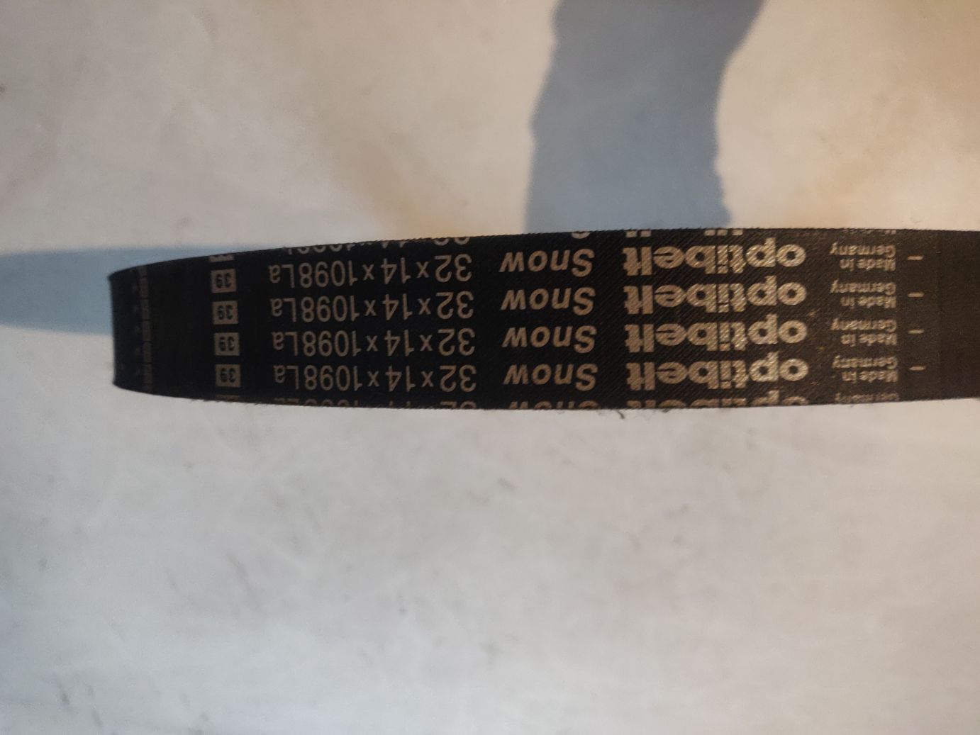 Ремень вариаторный для Снегохода Буран Optibelt SNOW Power 32X14X1098