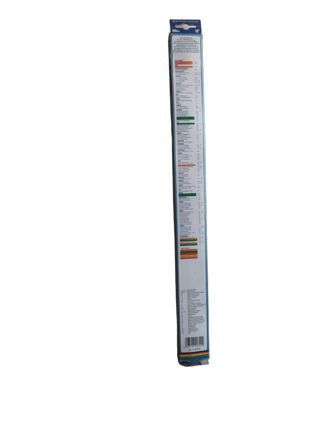 Щетка стеклоочистителя Alca 450 мм Super Flat Graphit 