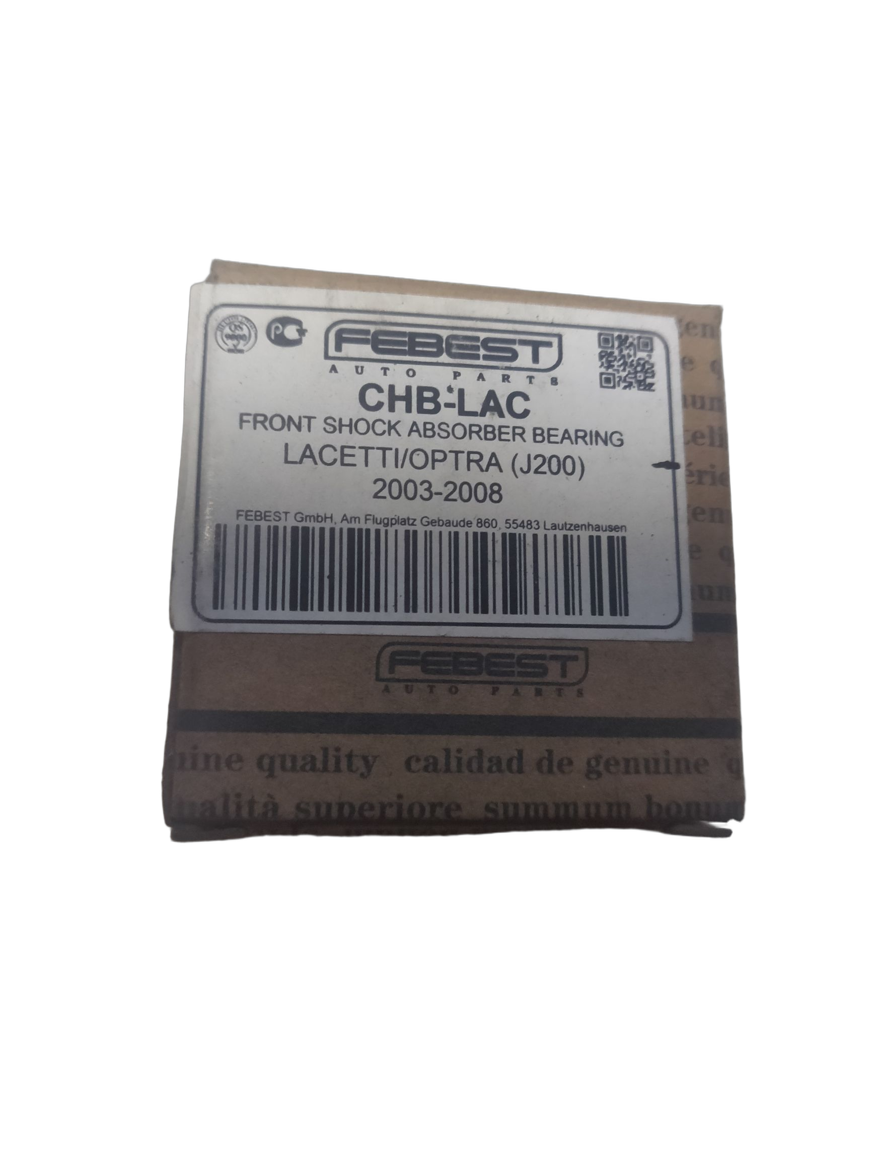 ПОДШИПНИК ОПОРЫ ПЕРЕДНЕГО АМОРТИЗАТОРА Febest на CHEVROLET Lacetti