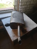 Глушитель  на а/м Chevrolet Lacetti