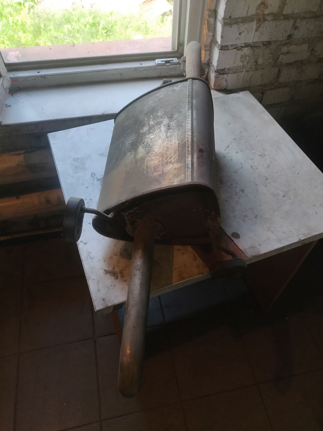 Глушитель  на а/м Chevrolet Lacetti