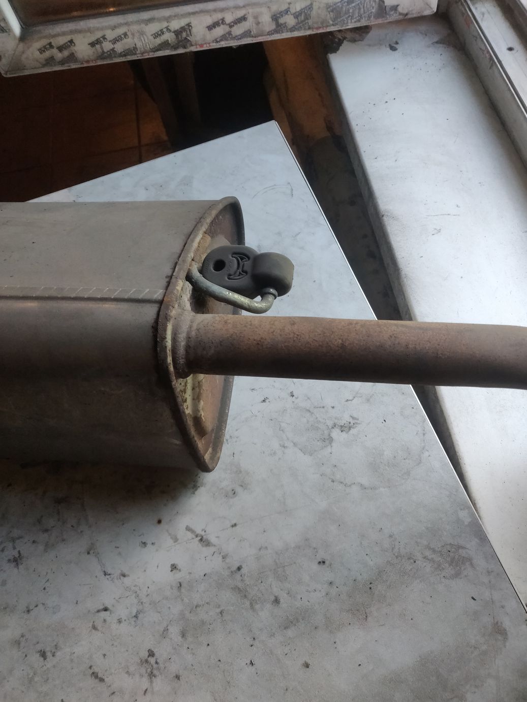 Глушитель  на а/м Chevrolet Lacetti