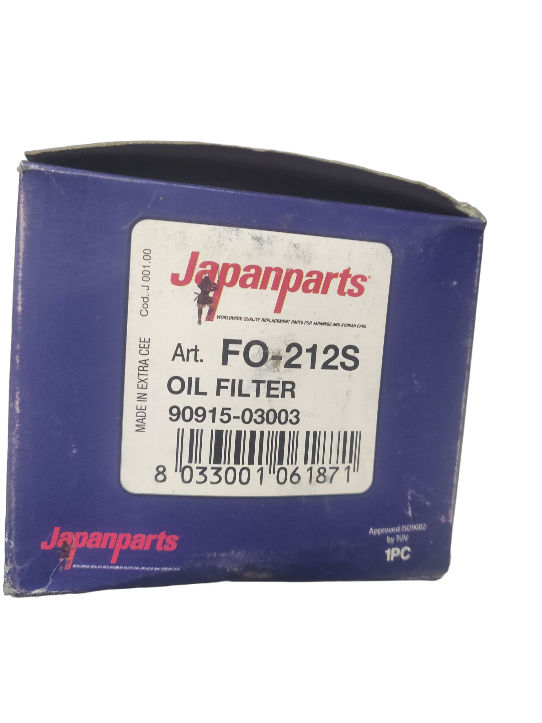 Фильтр масляный двигателя Japan Parts на TOYOTA Camry, Carina, Corolla