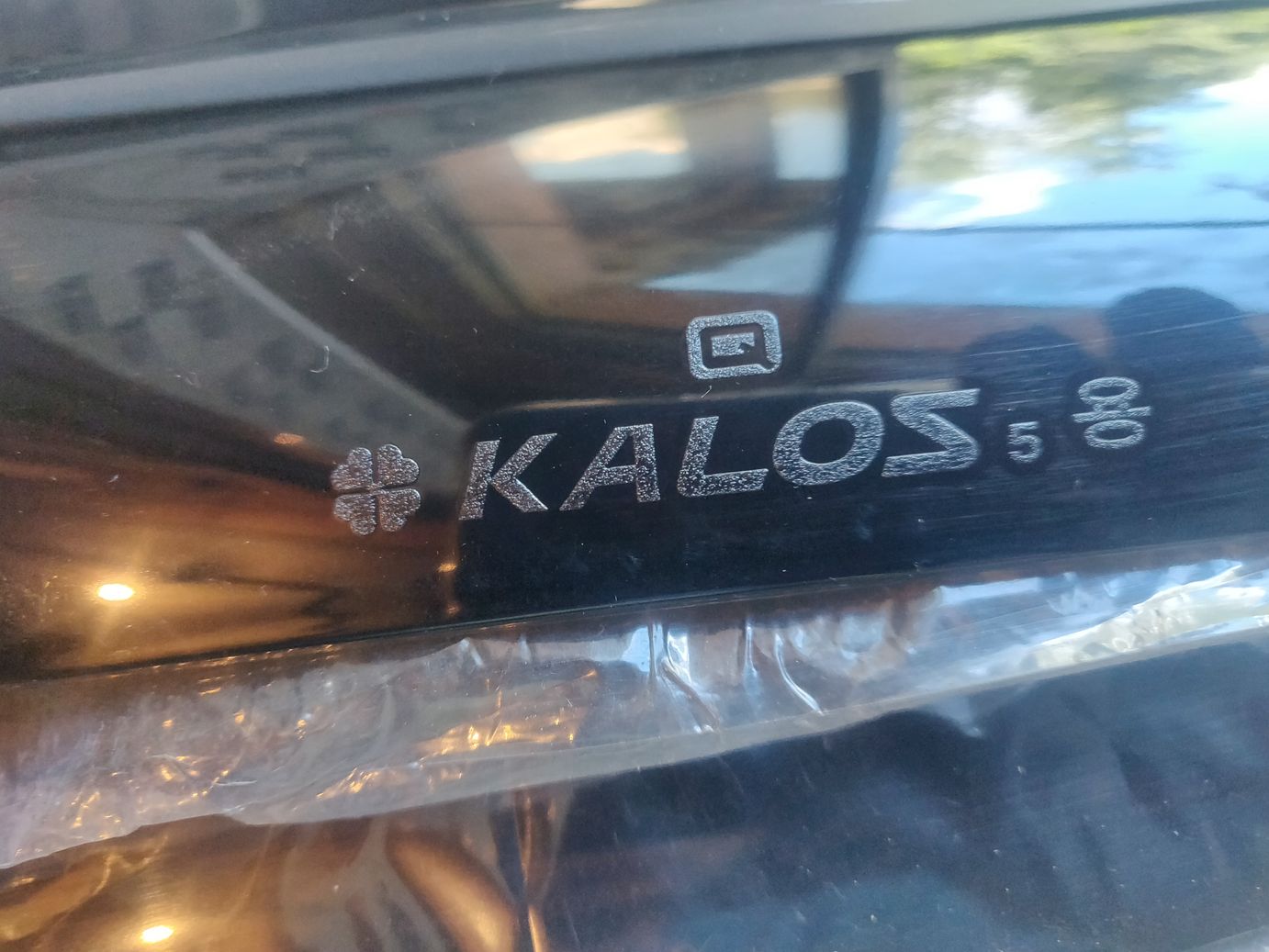 Ветровик Kalos 5 задн.прав.двери